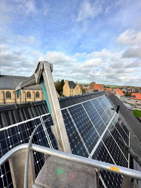 Afspuiten Zonnepanelen