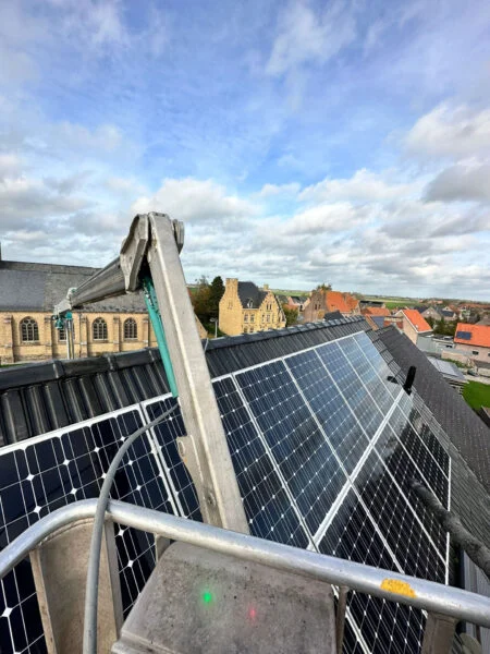 Afspuiten Zonnepanelen